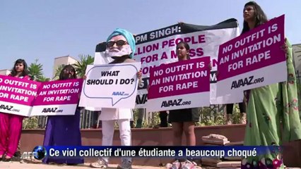 Viol collectif en Inde: manifestation devant le tribunal