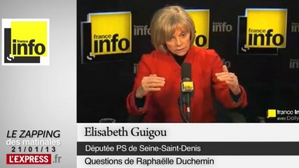 Mali: "Ce n'est pas à l'armée française d'aller reconquérir le nord", selon Elisabeth Guigou
