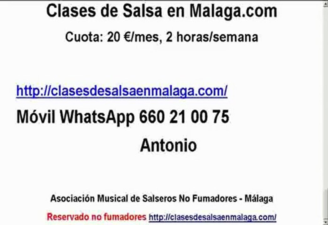 Clases de salsa en Malaga