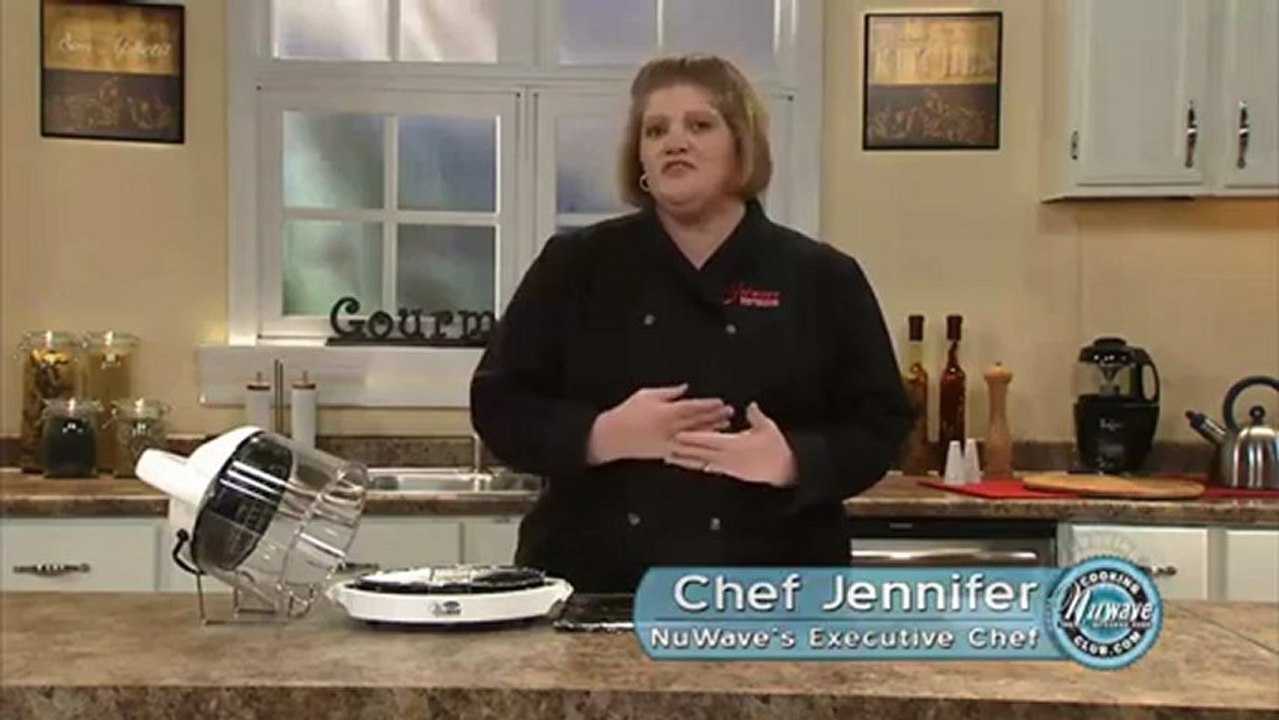 Tent your food in the NuWave Mini Oven