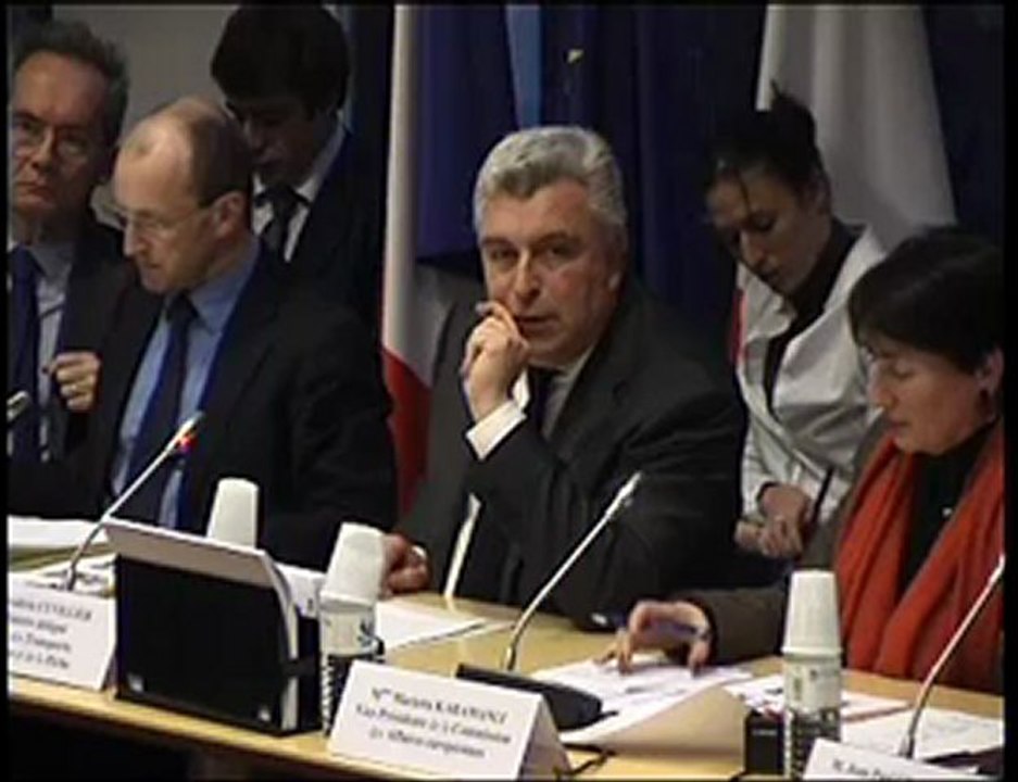 Audition de Frédéric CUVILLIER à l’Assemblée nationale du mercredi 23/01/2013 par la Commission du développement durable et la Commission des affaires européennes