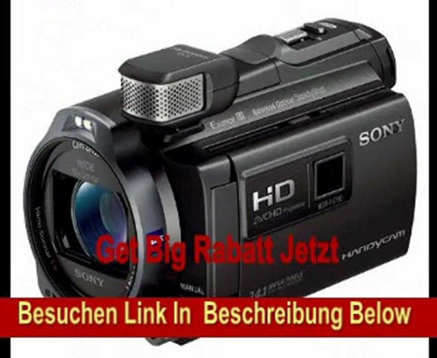Sony HDR-PJ780VE HD Flash Camcorder (1920 x 1080 Pixel, ZEISS Optik mit 10-fach Zoom, Projektor mit 35 Lumen, HDMI, 32GB Speicher) schwarz