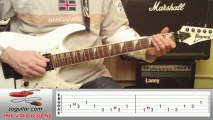 Bee Gees - Stayin' Alive (main riff)   TAB