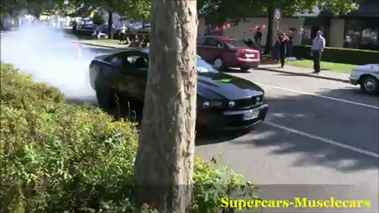 BURNOUTS!!! Ford Mustang GT, 2012 Dodge Charger SRT8, Camaro SS!!!