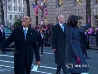 Obama takes oath, urges end to partisan rancor