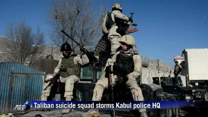 Taliban suicide squad attacks Kabul police complex
