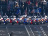 Presidential motorcade on inauguration day
