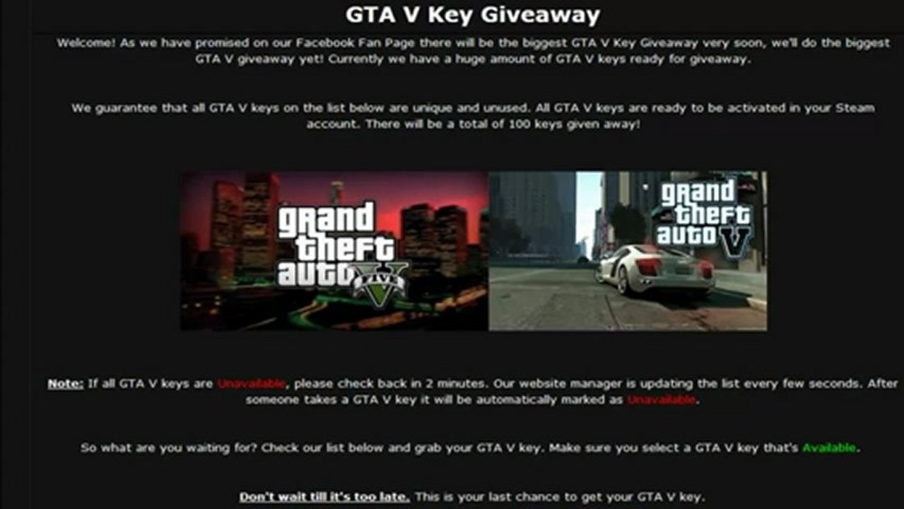 GTA V - Beta Keys Keygen (cle Générateur) , télécharger 100% Download