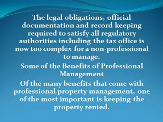 Get a Higher Return on Investment – Use Professional Property Management
