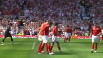 Peter Crouch Robot Celebration against Jamaica