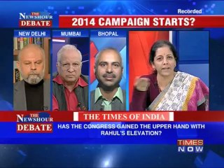 The Newshour Debate: Rahul Gandhi takes centrestage - (Part 2 of 4)