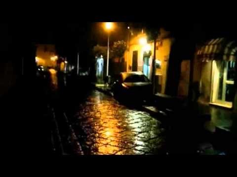 Aversa (CE) - Via Belvedere illuminata a metà (21.01.13)