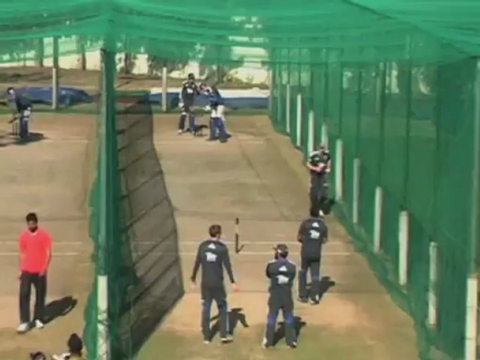 England in practice session