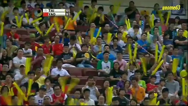 MAYBANK Malaysia Open 2013 ~ WSF ~ T.Y.Tai[TPE] vs Xue Yao[CHN] ~ Part 1