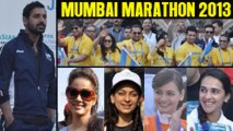 Bollywood Celebs at Mumbai Marathon 2013