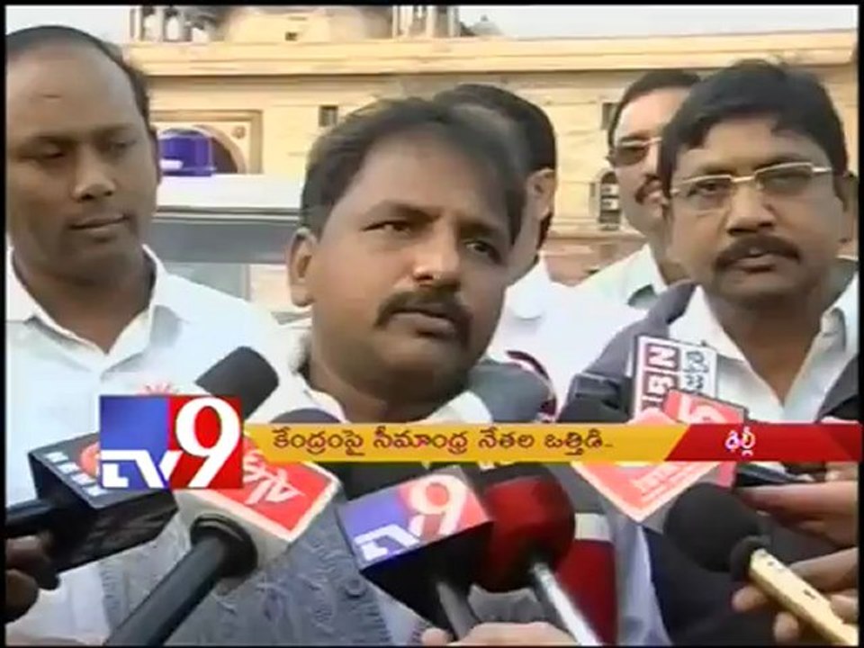 Seemandhra leaders pressure on Cong high command