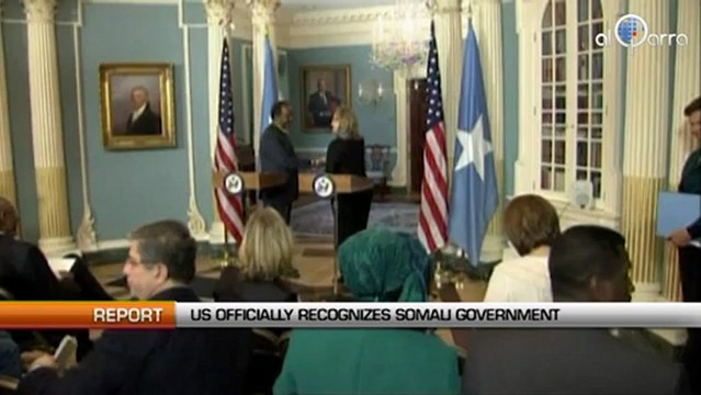 U.S officially recognizes Somali government