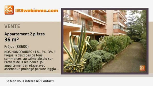 A vendre - appartement - Fréjus (83600) - 2 pièces - 36m²