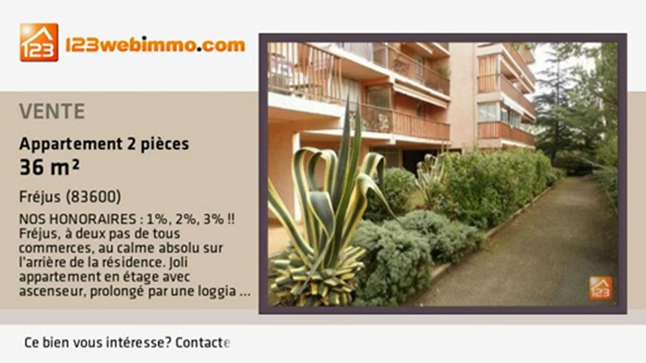 A vendre - appartement - Fréjus (83600) - 2 pièces - 36m²