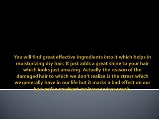 Use of Hair Conditioner –Revive Damaged Hair
