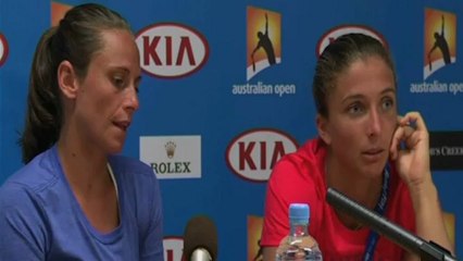 Errani-Vinci: "Brave a restare in partita, che servizio Serena!"