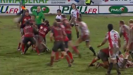 Oyonnax-Tarbes : 21-18 - J18 - Saison 2012-2013
