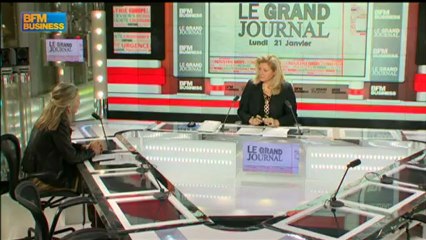 Clara Gaymard et Laurent Mignon - 21 janvier - BFM : Le Grand Journal 1/4