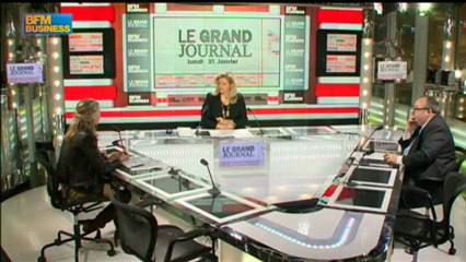 Clara Gaymard et Laurent Mignon - 21 janvier - BFM : Le Grand Journal 2/4