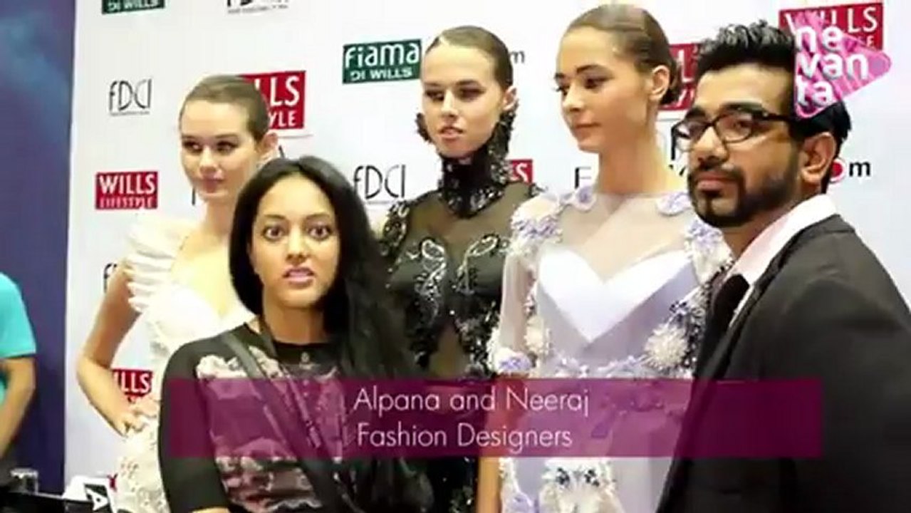Alpana and Neeraj @ Wills Lifestyle India Fashion Week SS13