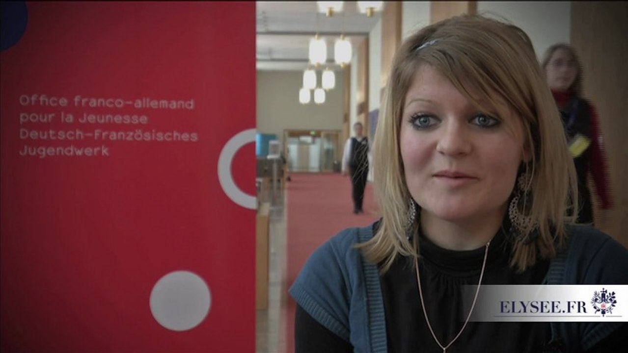 Rencontre avec la jeunesse franco-allemande : Cindy #Elysee50