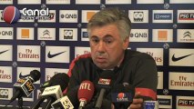 Conférence de presse de Carlo Ancelotti avant PSG-Toulouse