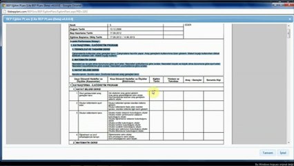 Bireysel Eğitim Planı - Lila Bep Planı