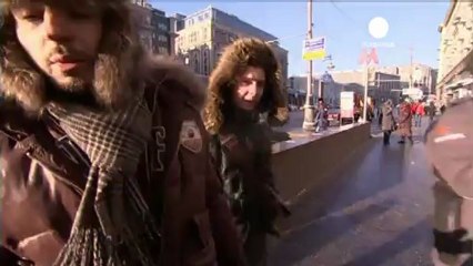 Moskova'da eşcinseller sokaklara döküldü