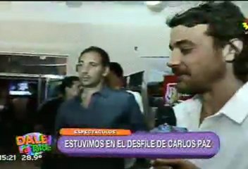 Imágenes de Pedro desfilando en Dale! La Tarde - 22 de Enero