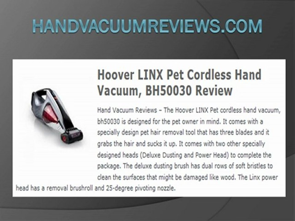 Hand Vac Reviews - Top 10 Handheld Vacuums