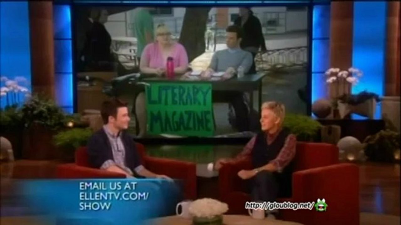 Chris Colfer Interview Jan 21 2013
