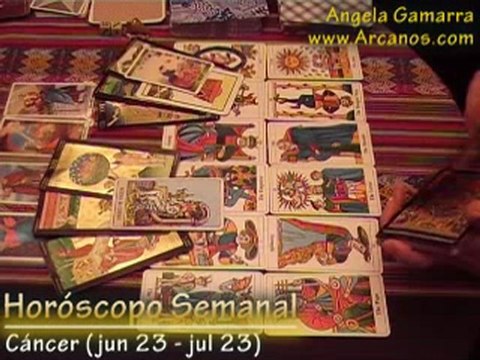 Horoscopo Cancer del 23 al 29 de agosto 2009 - Lectura del Tarot