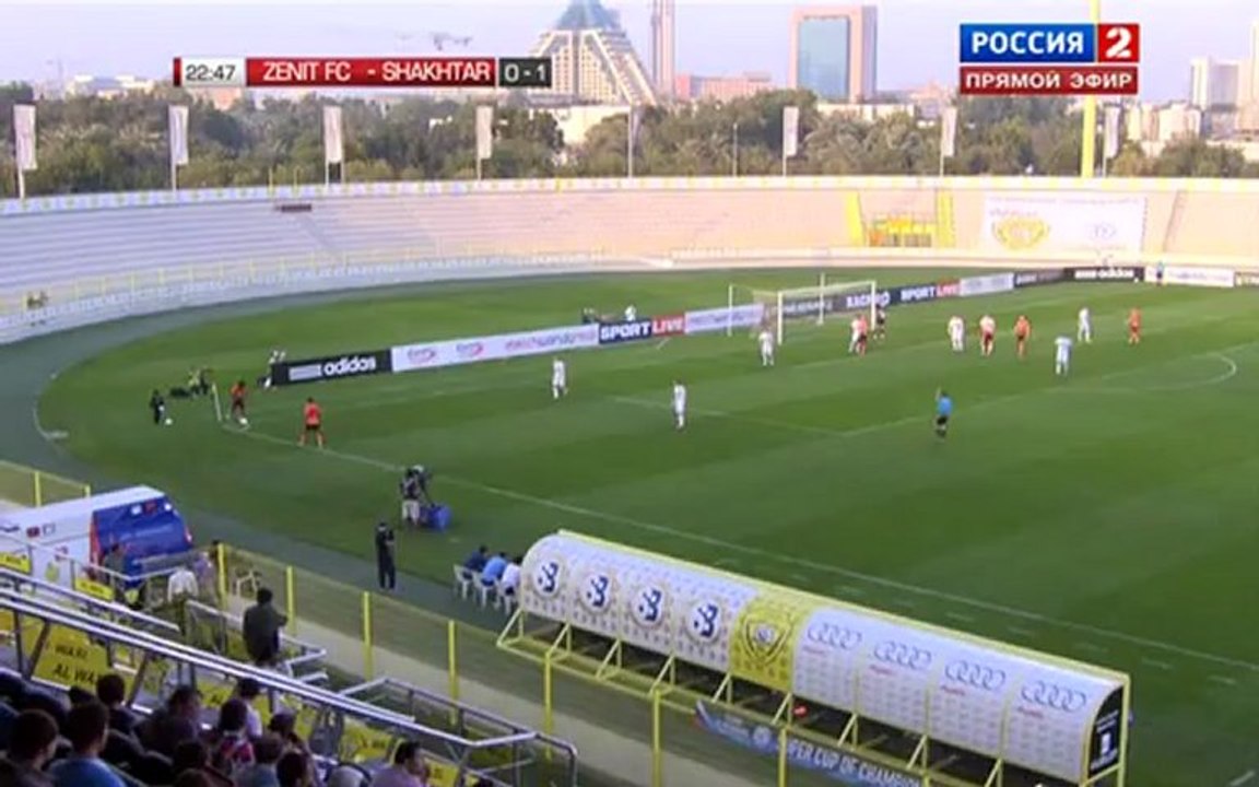 Суперкубок чемпионов. Зенит-Шахтер 1-3, 1 тайм