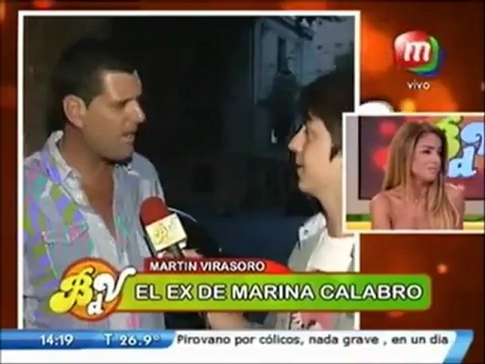 MARTÍN VIRASORO EX DE MARINA CALABRÓ HABLÓ SOBRE LA SEPARACIÓN
