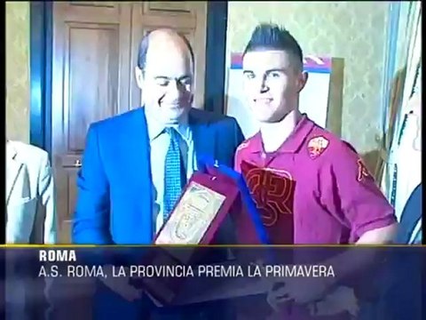 L'AS Roma primavera premiata dalla Provincia