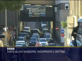 Furto all'VIII Municipio, recuperato il bottino