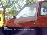 Esplosione a Tor Sapienza, ferito un uomo