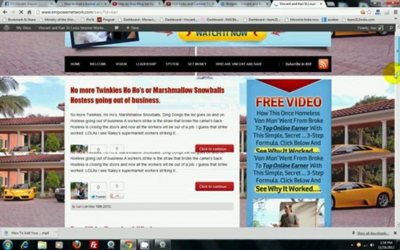 How to set up the Widgit in empower network blog