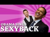 Barack Obama chante Sexy Back de Justin Timberlake