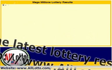 Mega Millions Lottery Drawing Results for January 22, 2013