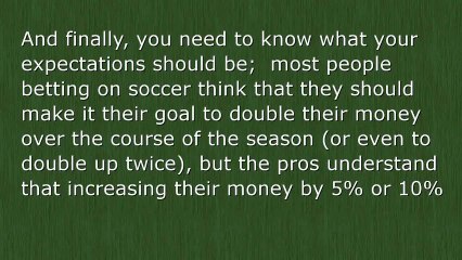Getting Started With Betting On Soccer