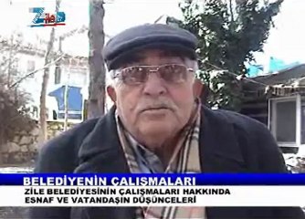 BELEDİYE ÇALIŞMALARI HAKKINDA ESNAF VE ZİLELİLERİN DÜŞÜNCELERİ