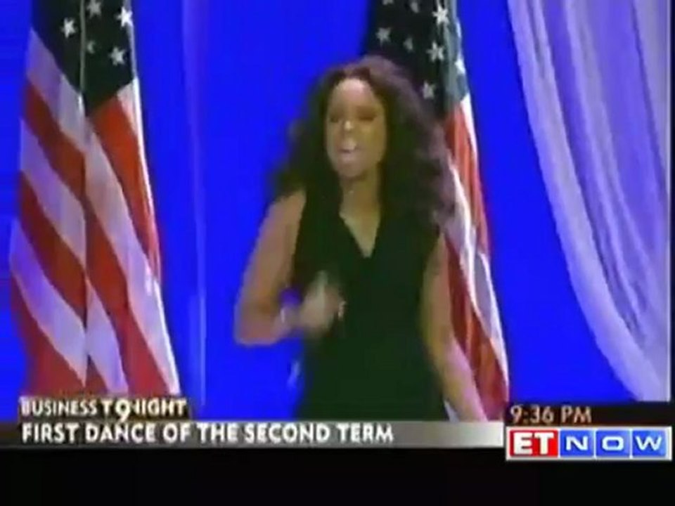 Barack and Michelle Obama's first dance at inauguration ball
