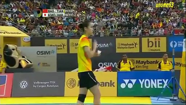 MAYBANK Malaysia Open 2013 ~ Yixin Bao/Tian Qing[CHN] vs Misaki/Ayaka[JPN] ~ Part 2