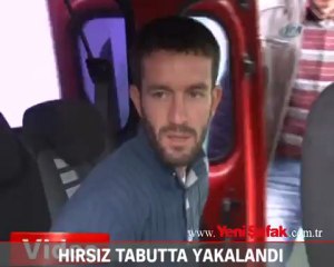Hırsız öyle bir yerde yakalandı ki